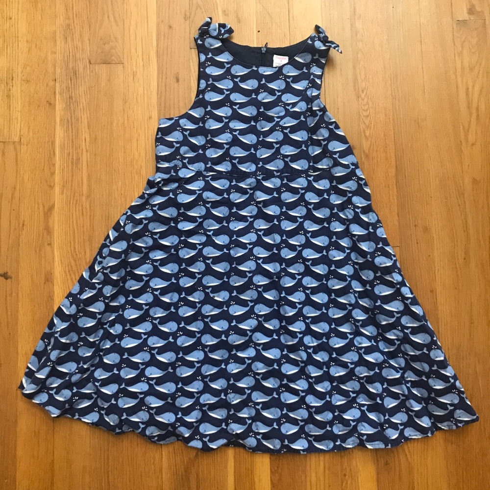 Gymboree Bow Whale Swing Dress 9